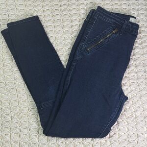 Abercrombie & Fitch High Waist Dark Wash Skinny Jeans